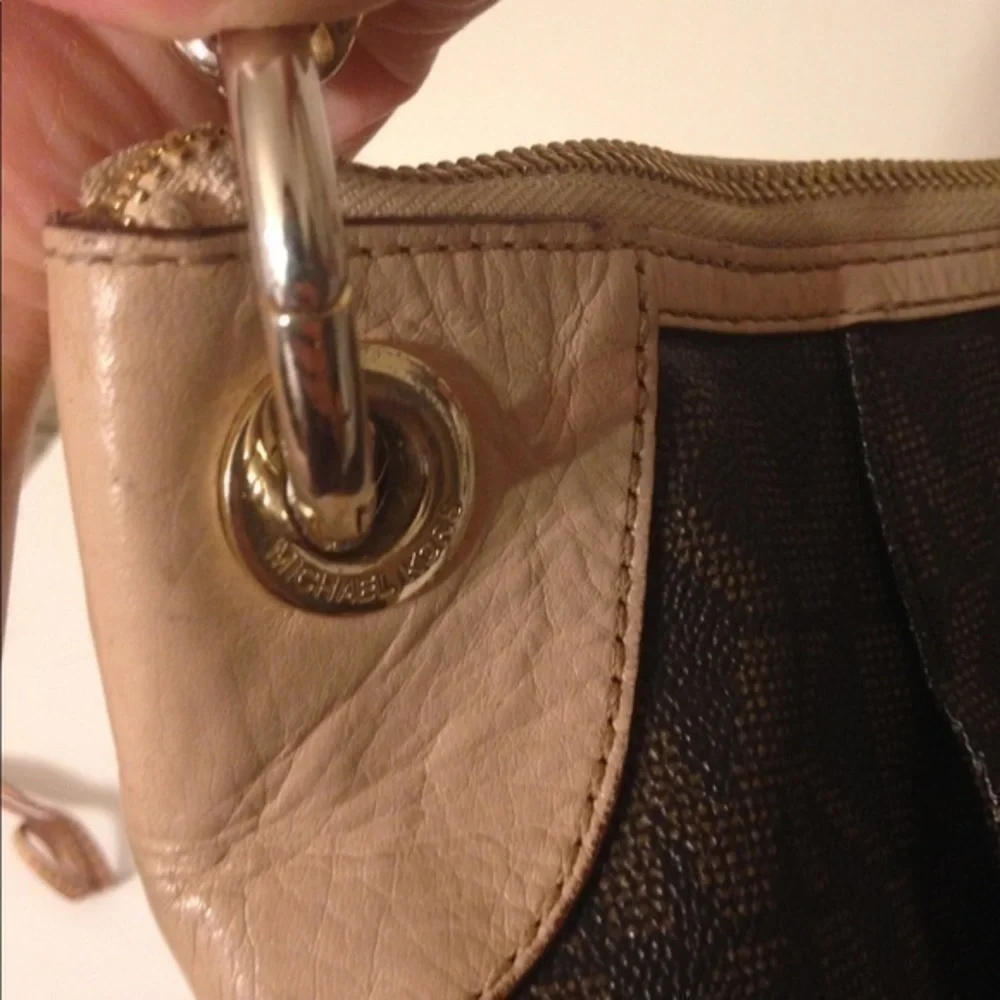Michael Kors signature mk two way shoulder bag